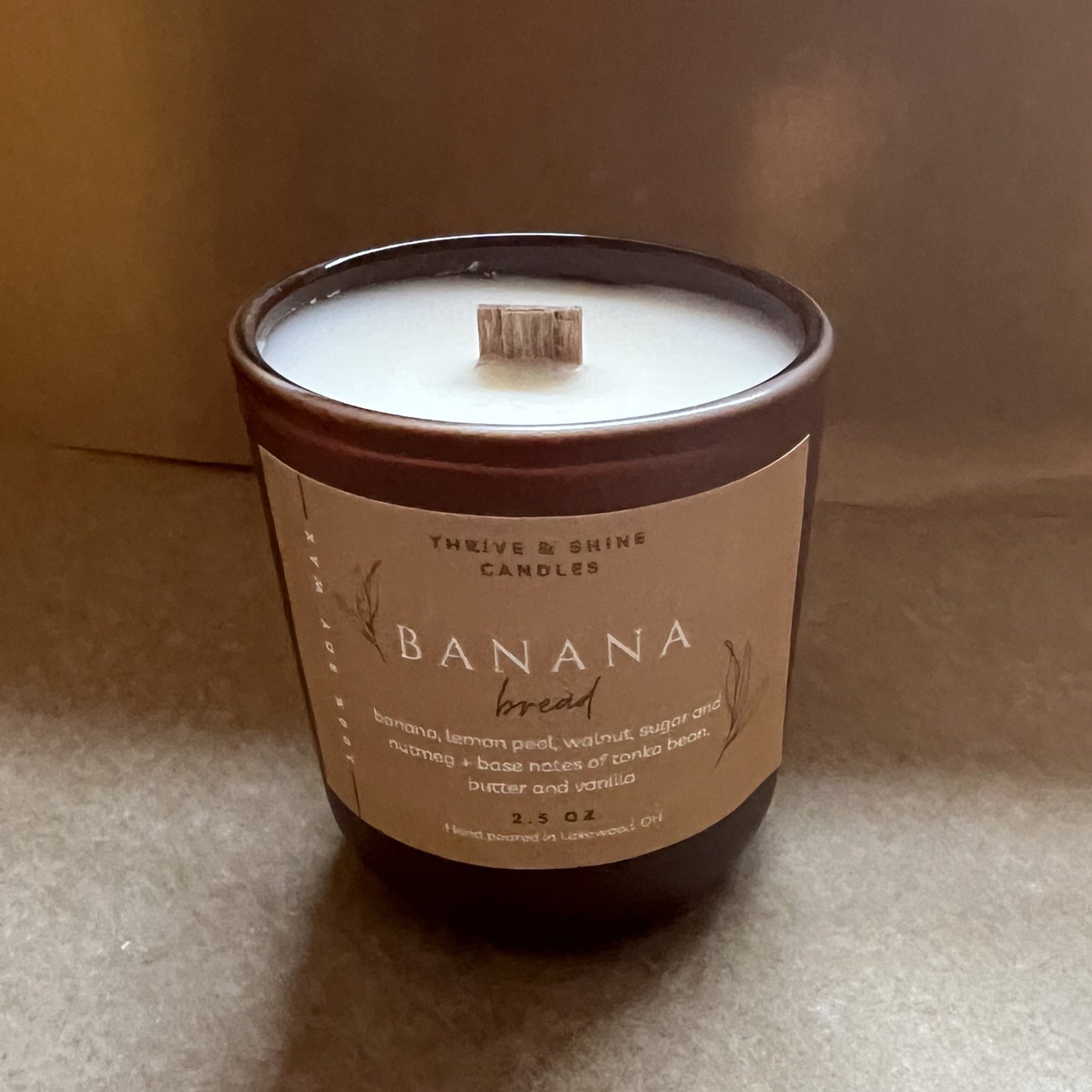Banana Bread Candle