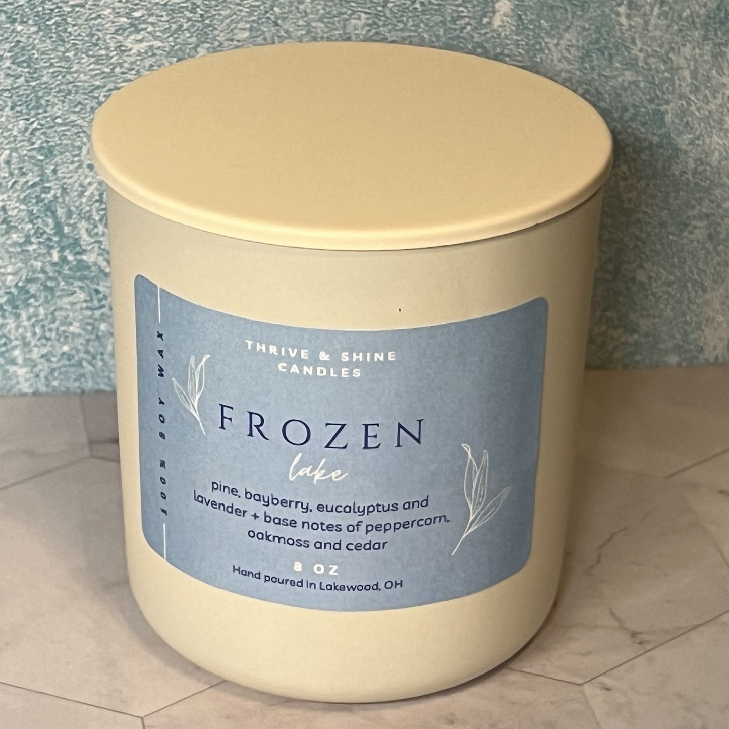 Frozen Lake Candle