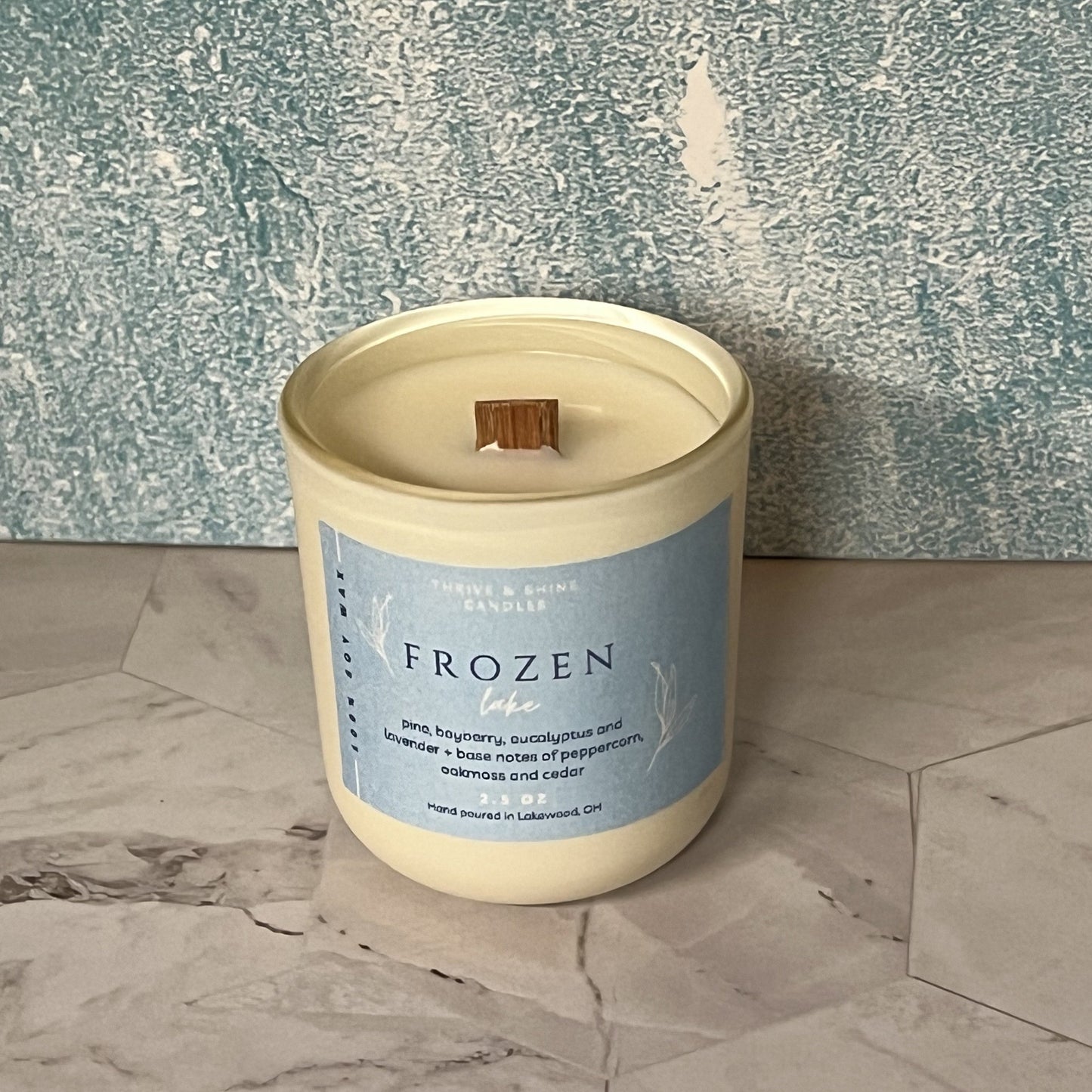 Frozen Lake Candle